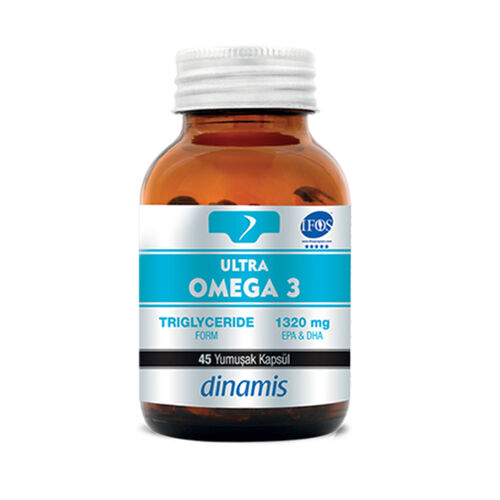 Dinamis Ultra Omega 3 İçeren Takviye Edici Gıda 45 Yumuşak Kapsül