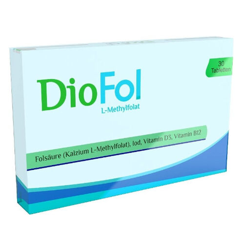Diofol Folik Asit - Vitamin D3 İçeren Takviye Edici Gıda 30 Tablet