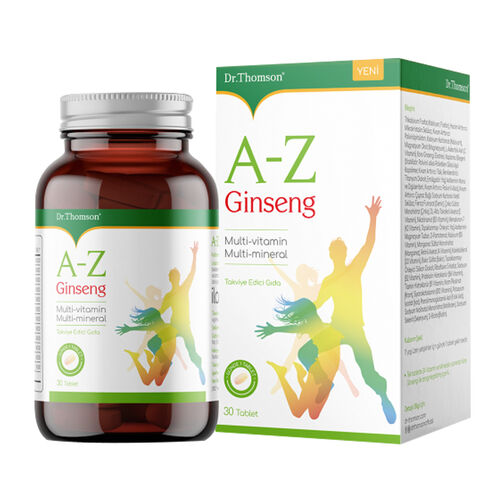 Dr. Thomson A-Z Ginseng Takviye Edici Gıda 30 Tablet