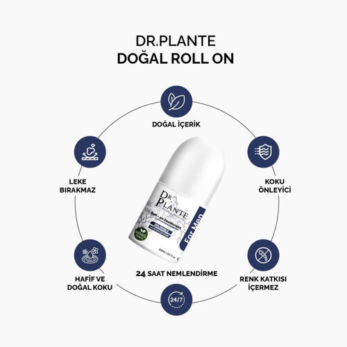 Dr.Plante Doğal Roll On 50 ml - Erkek