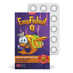 Easy Fish Oil Q Kids Çiğnenebilir 30 Tablet - Thumbnail