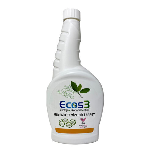Ecos3 Hijyenik Temizleyici Sprey 750 ml