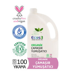 Ecos3 Organik Çamaşır Yumuşatıcı 2500 ml - 100 Yıkama - Thumbnail