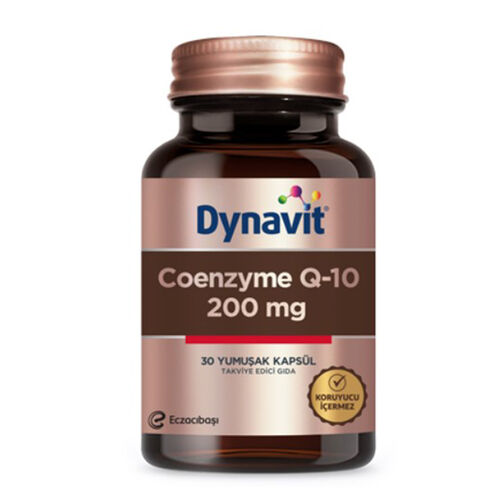 Eczacıbaşı Dynavit Coenzyme Q-10 200 Takviye Edici Gıda 30 Yumuşak Kapsül