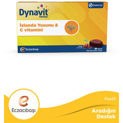 Eczacıbaşı Dynavit Herbal İzlanda Yosunu ve C Vitamini İçerikli 16 Adet Pastil (Promosyon Ürünü) - Thumbnail