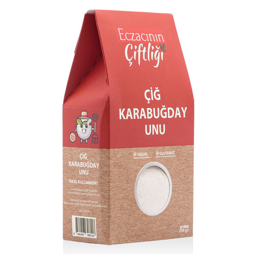 Eczacının Çiftliği Glutensiz Çiğ Karabuğday Unu 250 gr