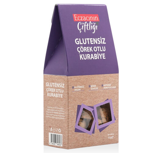 Eczacının Çiftliği Glutensiz Çörek Otlu Kurabiye 50 gr