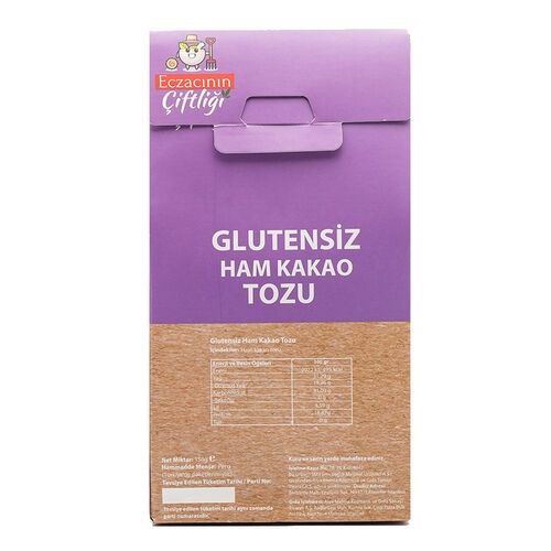 Eczacının Çiftliği Glutensiz Ham Kakao Tozu 150 gr