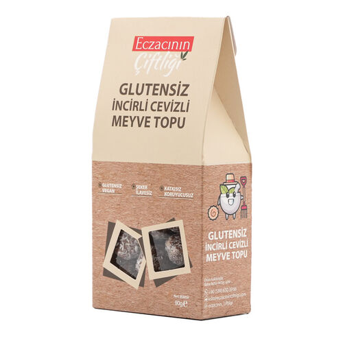 Eczacının Çiftliği Glutensiz İncirli Cevizli Meyve Topu 90 gr