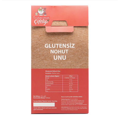 Eczacının Çiftliği Glutensiz Nohut Unu 250 gr