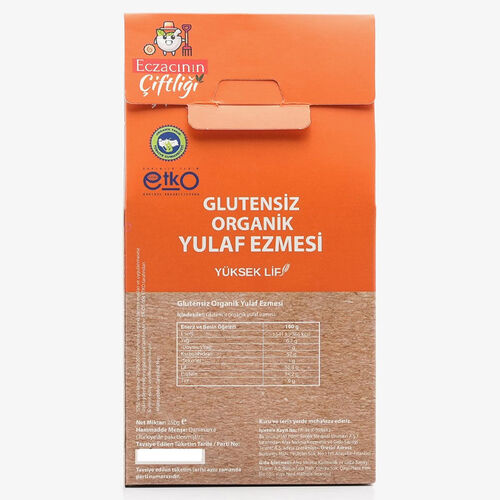 Eczacının Çiftliği Glutensiz Organik Yulaf Ezmesi 250 g