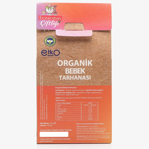 Eczacının Çiftliği Organik Bebek Tarhanası 250 g