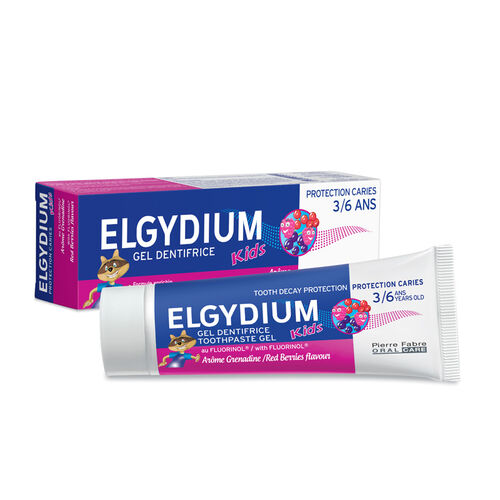 Elgydium Kırmızı Meyveler Aromalı 3-6 Yaş Çocuk Diş Macunu 50 ml