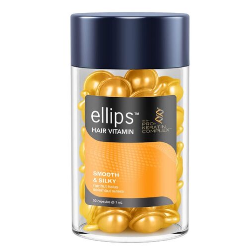 Ellips Smoot and Silky Pro-Keratin Kompleks Saç Vitamini -İpeksi 50 Kapsül