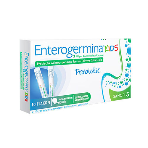 Enterogermina Çocuklar için Takviye Edici Gıda 50ml ( 5ml x 10 flakon )