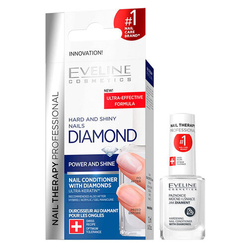 Eveline Cosmetics Diamond Hard And Shiny Nail Conditioner 12 ml