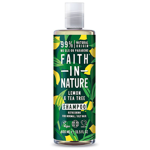 Faith In Nature %99 Doğal İçerikli Limon- Çay Ağacı Ferahlatıcı Saç Kremi 400 ml