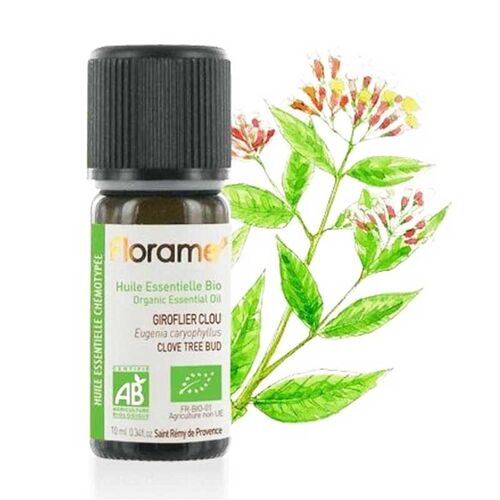 Florame Organik Aromaterapi Karanfil Tohumu (Eugenia Caryophyllus) 10 ml