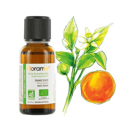 Florame Organik Aromaterapi Portakal Esansiyel Yağı (Citrus Aurantium Dulcis) 30 ml