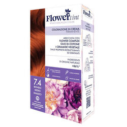 Flowertint Colorazione In Crema Saç Boyama Kiti 7.4 Orta Kumral Sarışın - Thumbnail