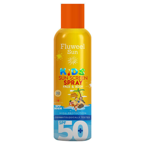 Fluweel Aerosol Sun Screen Spray Çocuk Kids 50 Spf 200 ml
