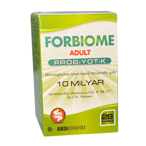 Forbiome Adult Probiyotik Takviye Edici Gıda 28 Kapsül