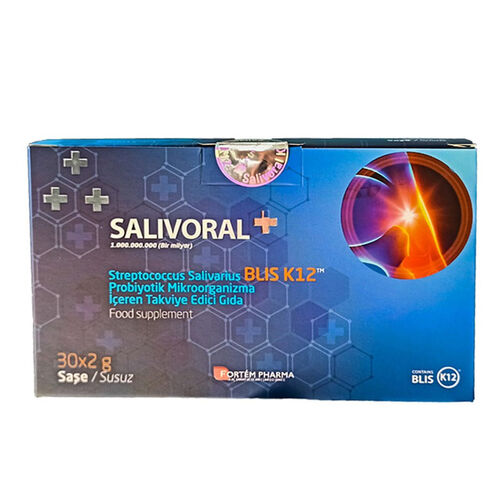 Fortem Pharma Salivoral + Probiyotik Mikroorganizma İçeren Takviye Edici Gıda 30x2 g Saşe