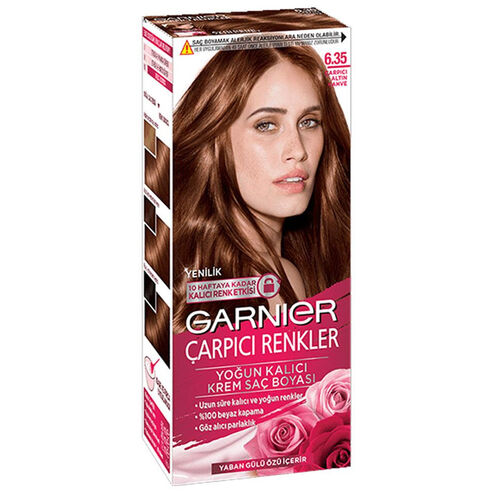 Garnier Çarpıcı Renkler 6.35 Çarpıcı Altın Kahve Saç Boyası