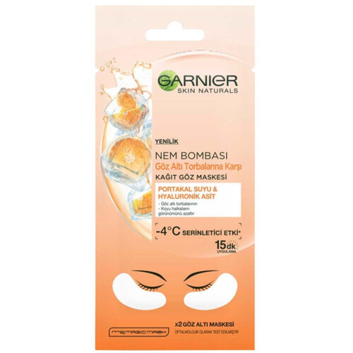 Garnier Nem Bombası Serinletici Etki Kağıt Göz Maskesi 6 g