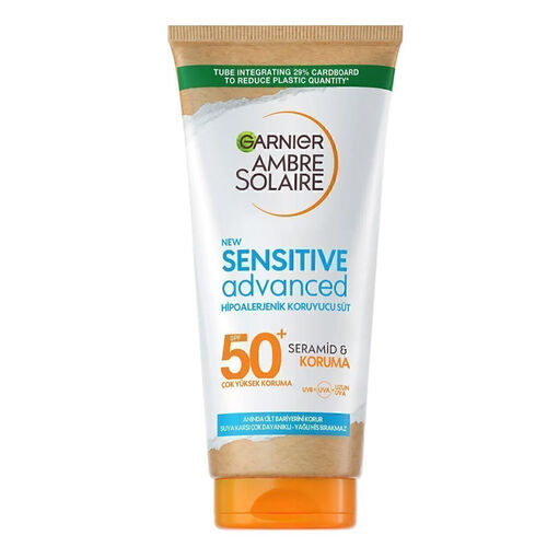 Garnier Sensitive Advanced Spf 50 Güneş Koruyucu Süt 175 ml