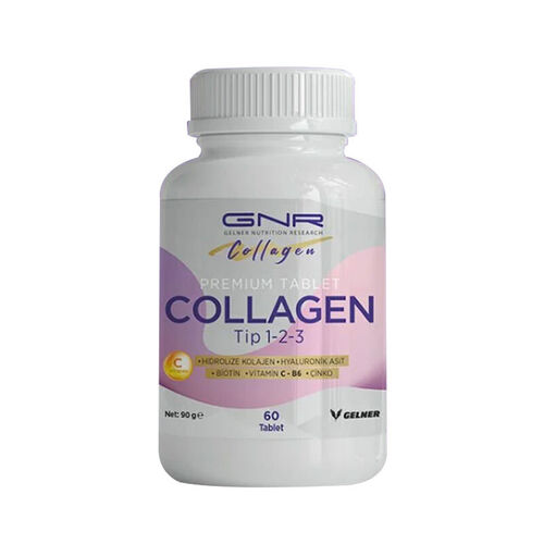 GNR Collagen Hidrolize Kolajen Tip1,2,3 İçeren Takviye Edici Gıda 60 Tablet