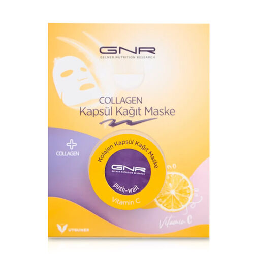 Gnr Collagen Kapsül Kağıt Maske 1 Adet