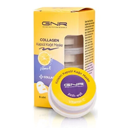 Gnr Collagen Kapsül Kağıt Maske 5 Adet
