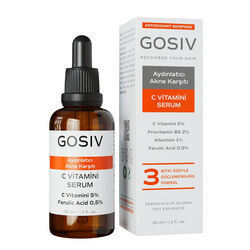 Gosiv Aydınlatıcı ve Düzensiz Ciltler İçin C Vitamini Serum 30 ml - Thumbnail