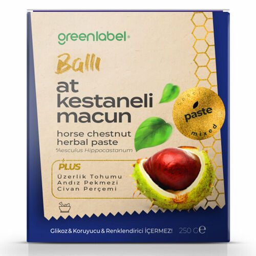 Greenlabel At Kestanesi ve Üzerlik Tohumlu Macun 250 gr