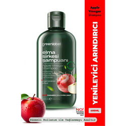 Greenlabel Elma Sirkesi Şampuanı 400 ml - Thumbnail