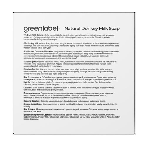 Greenlabel Eşek Sütü Sabunu 120 gr