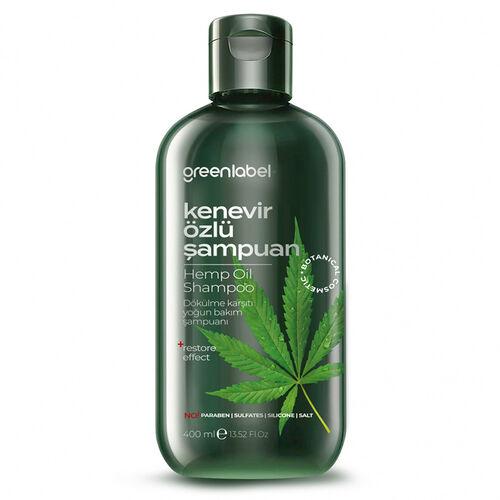 Greenlabel Kenevir Özlü Şampuan 400 ml