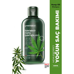 Greenlabel Kenevir Özlü Şampuan 400 ml - Thumbnail