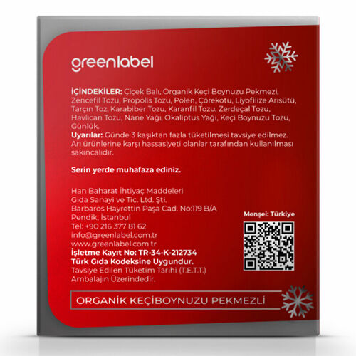 Greenlabel Kış Macunu 250 gr