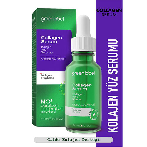 Greenlabel Kolajen Peptid ve Hyaluronic Acid Serum 30 ml