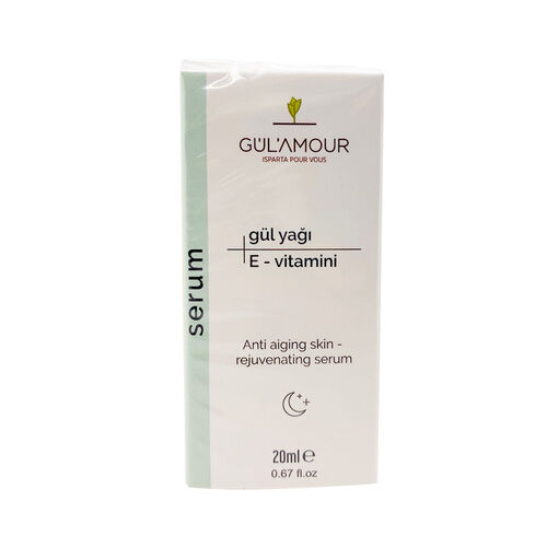 GülAmour Gül Yağı ve E Vitamini İçeren Serum 20 ml