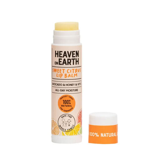 Heaven on Earth %100 Doğal Ve Organik İçerikli Lip Balm 5 gr - Sweet Citrus