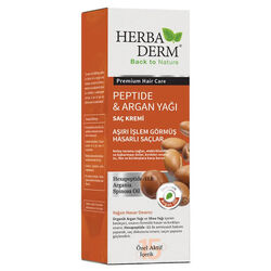Herbaderm Peptide ve Argan Yağı Saç Kremi 330 ml - Thumbnail