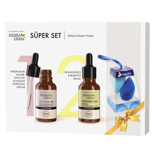 Herbaderm Super Set Makyaj Süngeri HEDİYE