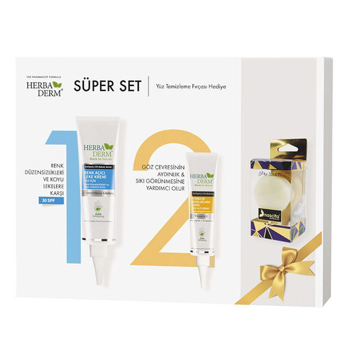 Herbaderm Super Set Yüz Temizleme Fırçası HEDİYE