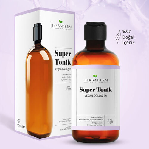 Herbaderm Vegan Collagen Dolgunlaştırıcı Super Tonik 250 ml