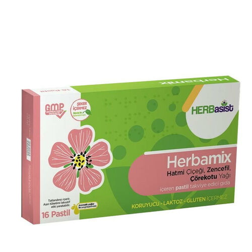 HERBasist Herbamix Pastil Takviye Edici Gıda 16 Adet