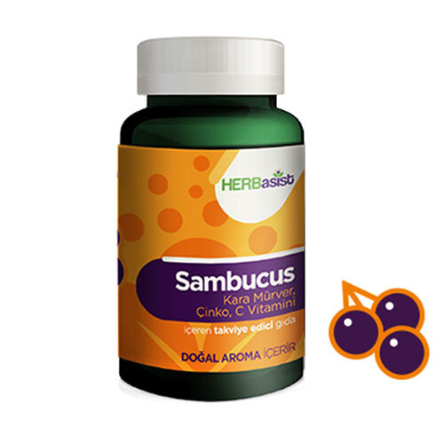 HERBasist Sambucus İçeren Takviye Edici Gıda Gummy 30 Adet