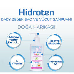 Hidroten Baby Saç ve Vücut Şampuanı 200 ml - Thumbnail